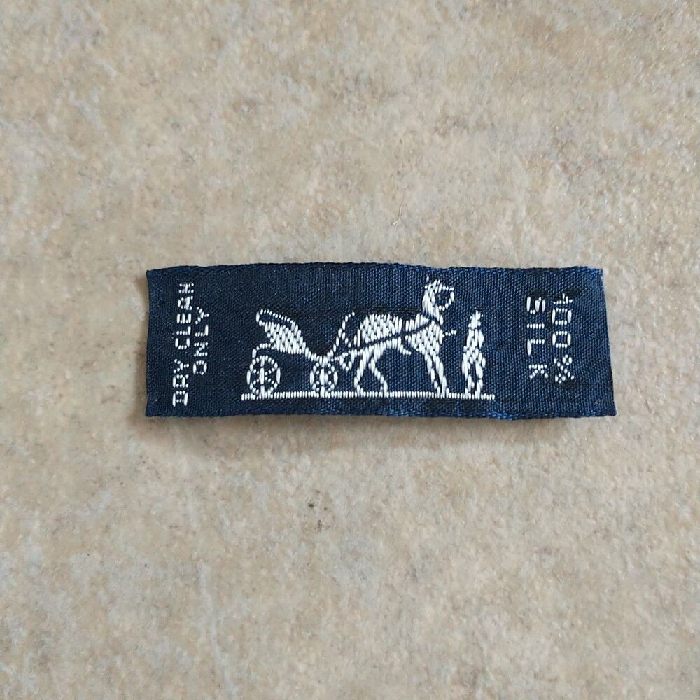 Hermes Designer Tag Label Replacement Sewing Accessories Blue Coach